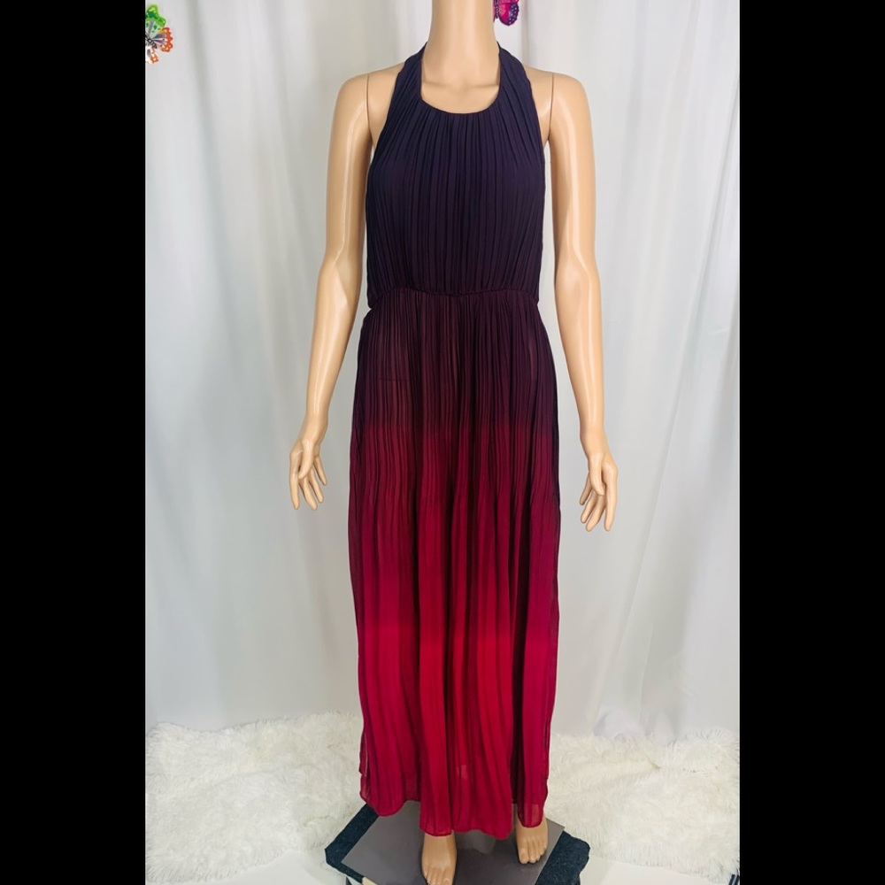 ZAFUL Burgundy Halter Dress